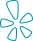 Yelp logo, symbolizing customer reviews and feedback for Noleen Dental's pediatric dental services.